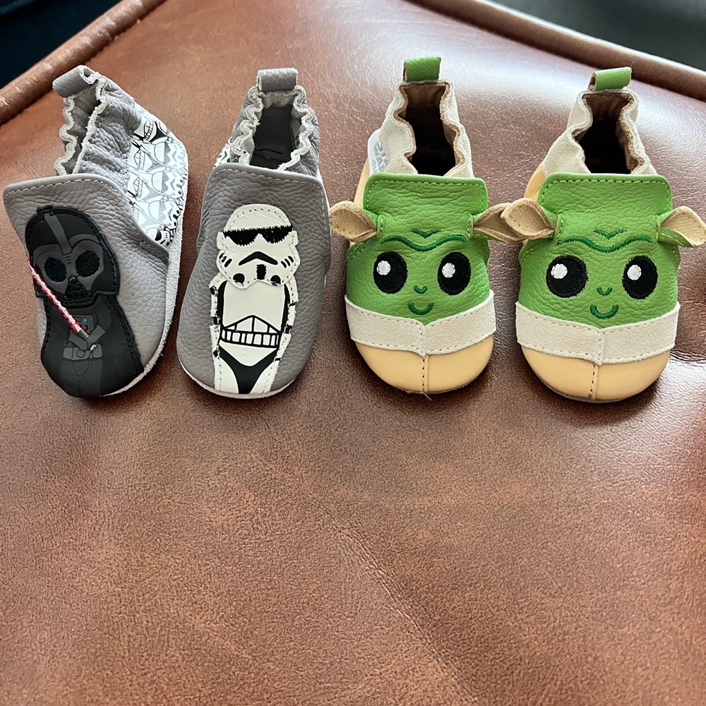 Robeez Star Wars Baby Moccasins 0-6months